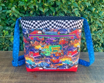 Disney Cars Cross Body Bag Purse Custom  Handbag Lightning McQueen
