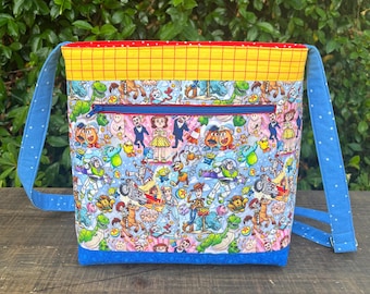 Disney Toy Story Cross Body Bag Purse Custom  Handbag