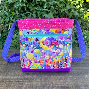 Disney It&#39;s A Small World  Cross Body Bag Purse Custom  Handbag