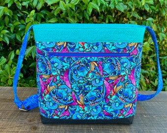 Disney Stitch Cross Body Bag Purse Custom  Handbag Lilo