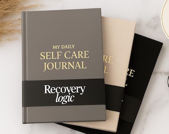 Self Care Journal for Women & Men | Daily Wellness Planner | Mental Health Diary | Mindfulness Gratitude Journal with Prompts