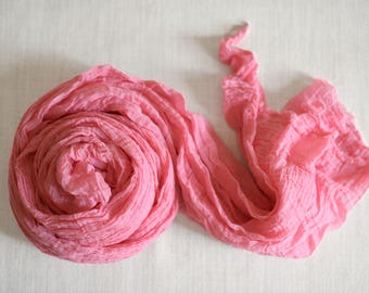 Organic Cotton Gauze Scarf (tulip)