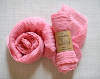 Organic Cotton Gauze Kerchief/Scarf (tulip)