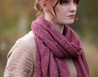 Organic Cotton Gauze Scarf (Eveline)