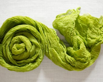 Organic Cotton Gauze Scarf (pennycress)