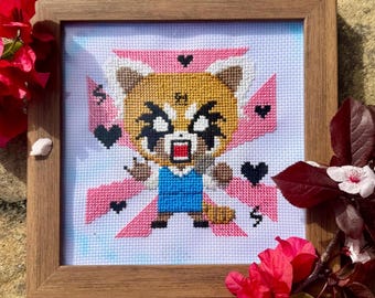 Aggretsuko - Raging Retsuko - PDF Cross Stitch Pattern