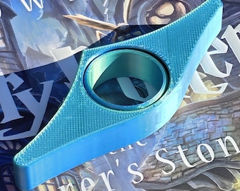 3D Printed Thumb Page Holder - Silk Metal Galaxy Sparkle Finishes - Ergonomic Book Spreader Fidget Tool - Gift for Book Lovers and Readers
