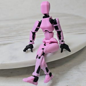 Dummy 13 Female Figure with 3 Hand Sets | Add Stand & Weapons | Articulating 3D Printed Model for Artists, Photography, DIY Action Figures