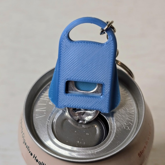 Pop & Protect 3D Printed Soda Can Opener Keychain | Beverage Tool
