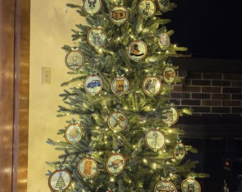 LDS Advent Calendar: 24 Ornaments with Matching Timeless Stories & Scriptures | Christ-Centered Christmas Countdown | Reusable Heirloom