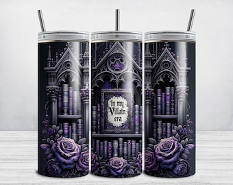 Romantasy Book Lover Tumbler Wrap, Bookish 20oz Skinny Tumbler Wrap PNG, Bookaholic Sublimation Tumbler Design DIGITAL DOWNLOAD