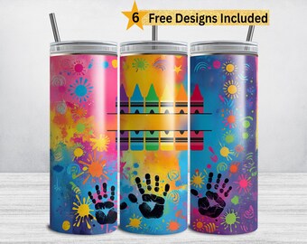 Pre-K leraar beker wrap, peuteropvang 20 oz magere beker sublimatie ontwerp png, kinderen beste leraar waardering, naam toevoegen digitaal