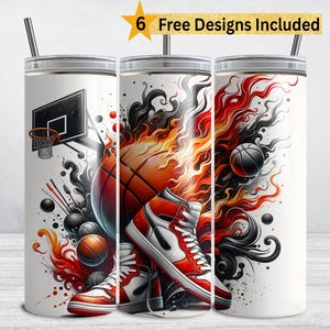 Basketball Tumbler Wrap, 20 oz Tumbler Wrap Basketball PNG, Boys Girls Basketball Sublimation Tumbler Design DIGITAL DOWNLOAD
