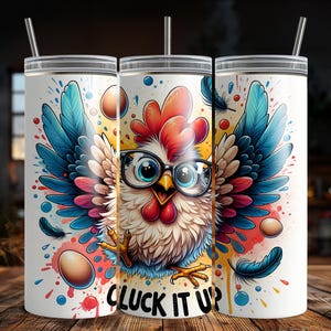 Funny Chicken Tumbler Wrap, Chicken 20oz Tumbler Wrap PNG Skinny Sublimation Design, Sassy Digital Download