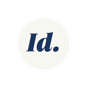 Id Law School Sticker | Legal Citation Decal for Law Students and Lawyers | Bluebook Sticker