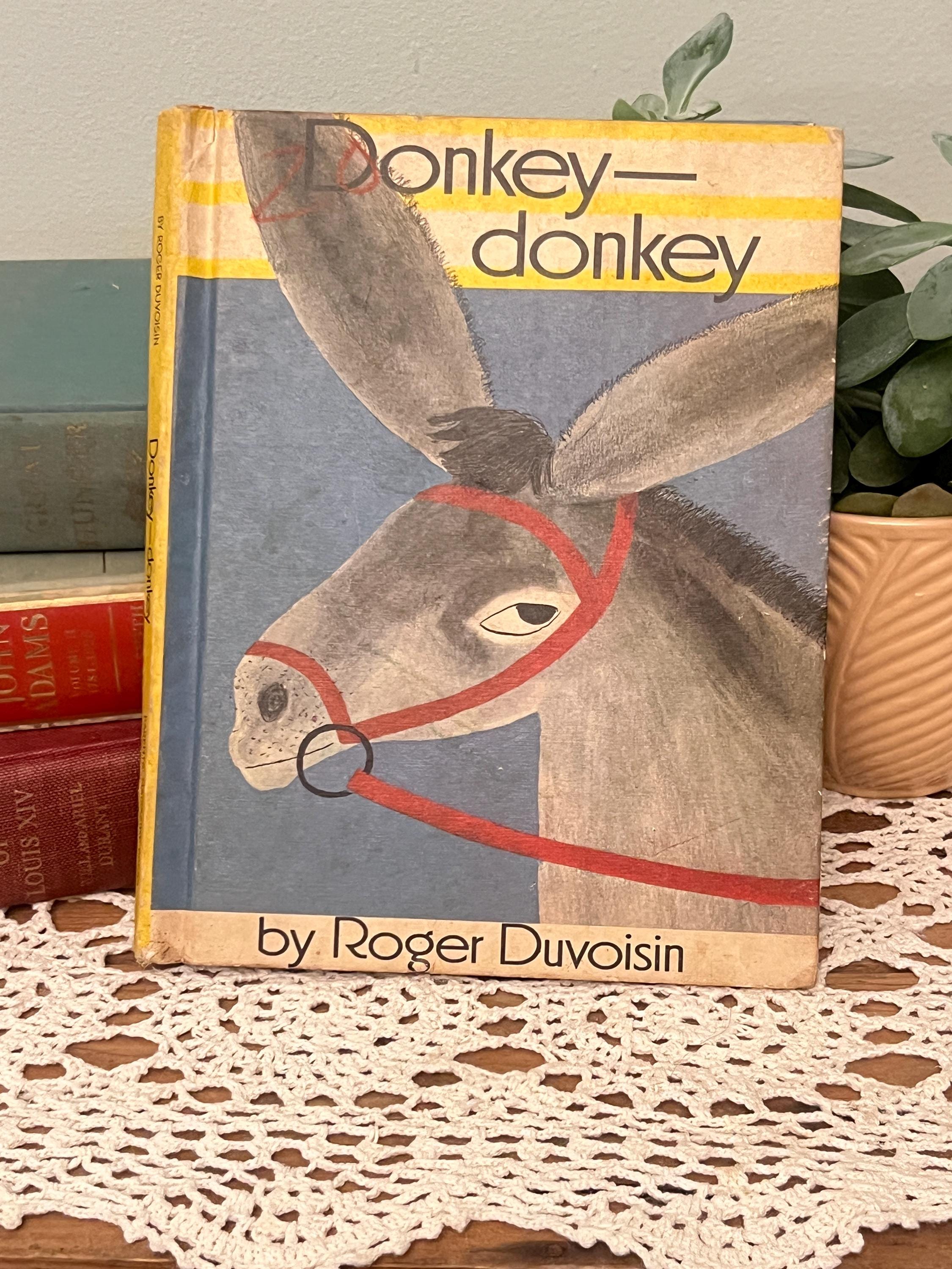 Donkey - Donkey by Roger Duvoisin 1968 Vintage Hardcover Book - Etsy