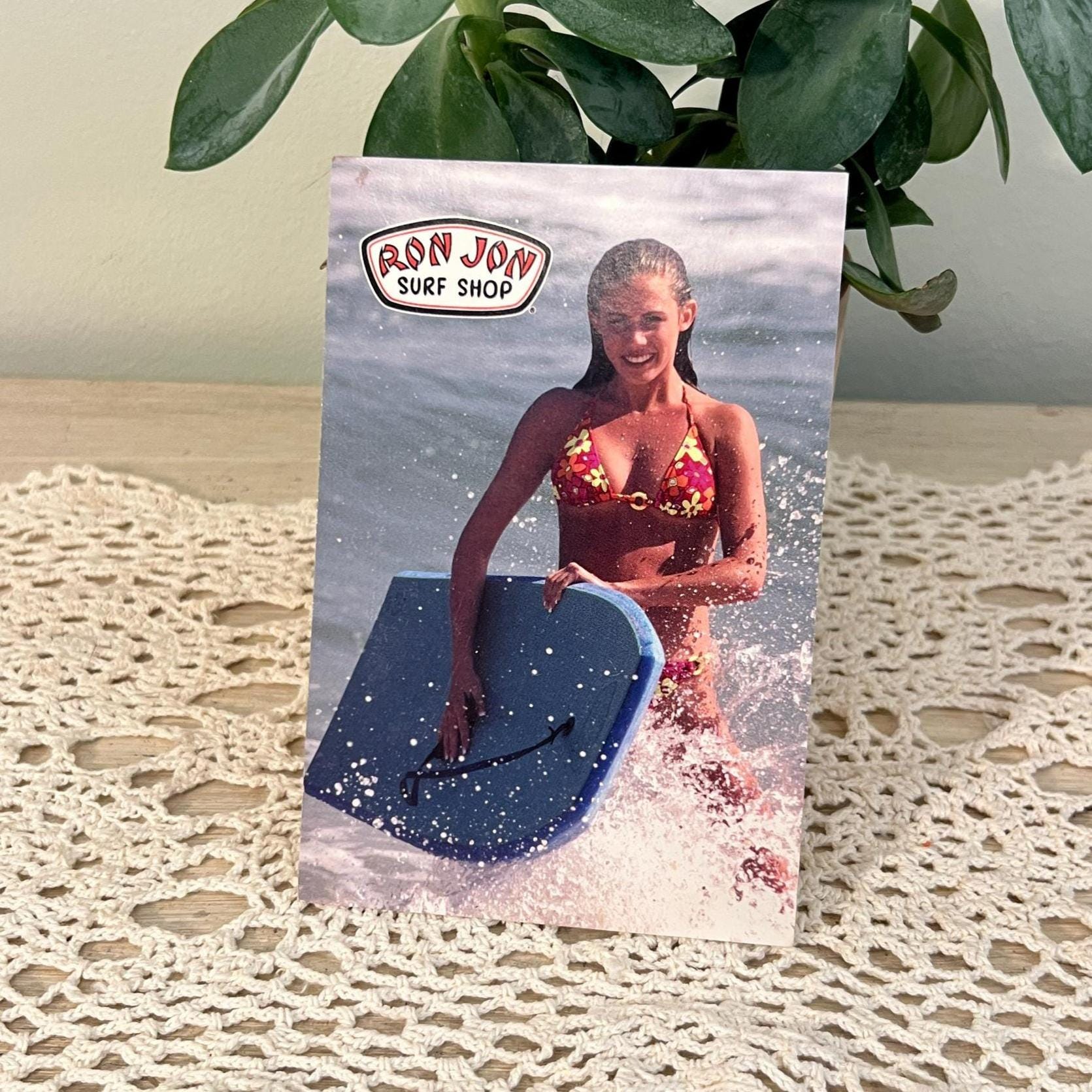 1990s Ron Jon Surf Shop Postcard, Vintage Beach Illustration - Etsy