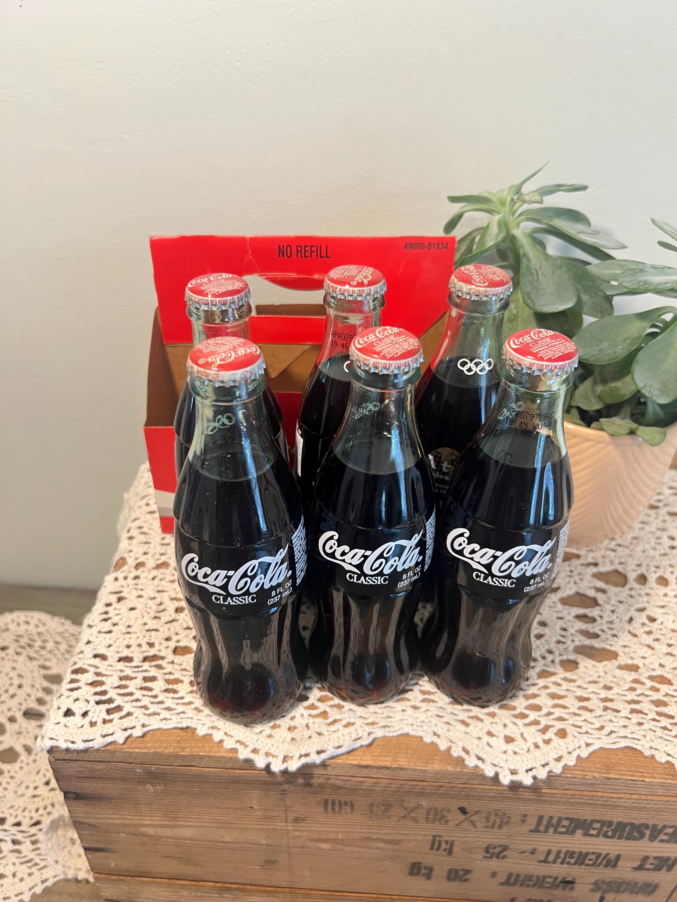 Vintage 1996 Olympic Coca-cola Bottles With Atlanta Case - Etsy