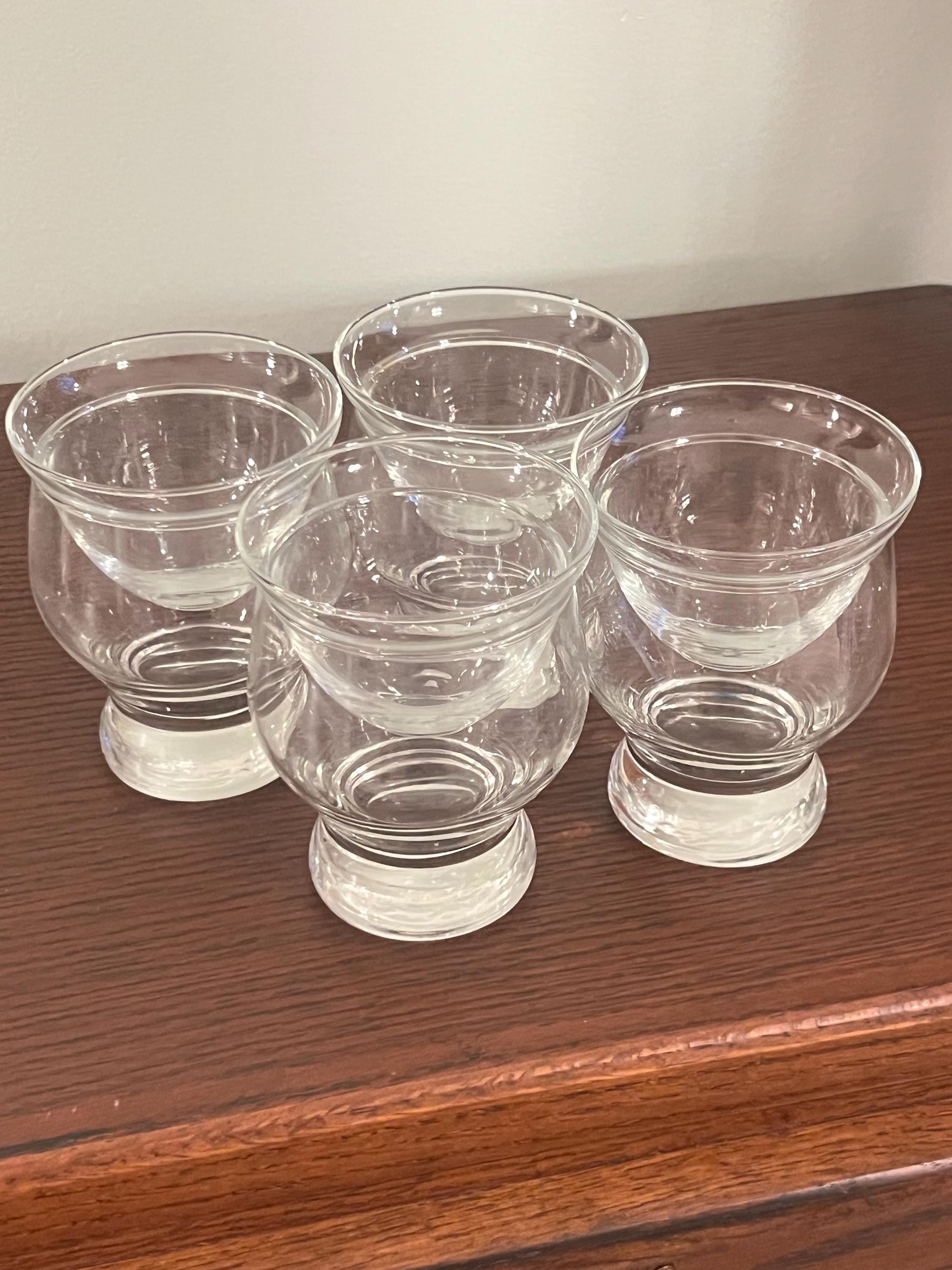 Lot of 4 Glass Shrimp Bowls