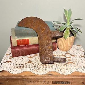 Vintage True Temper Kelly Brush Hook Axe Head, Primitive Farm Tool Decor