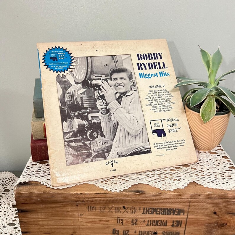 Vintage Bobby Rydell Biggest Hits Vinyl Album Record - Etsy
