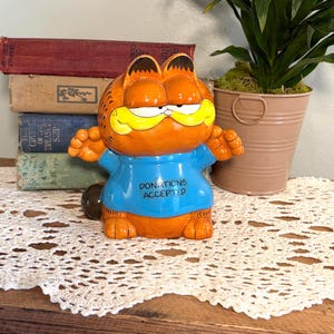 ♥️レア♥️ガーフィールド 陶器製 貯金箱 Garfield piggy bank - Etsy 日本