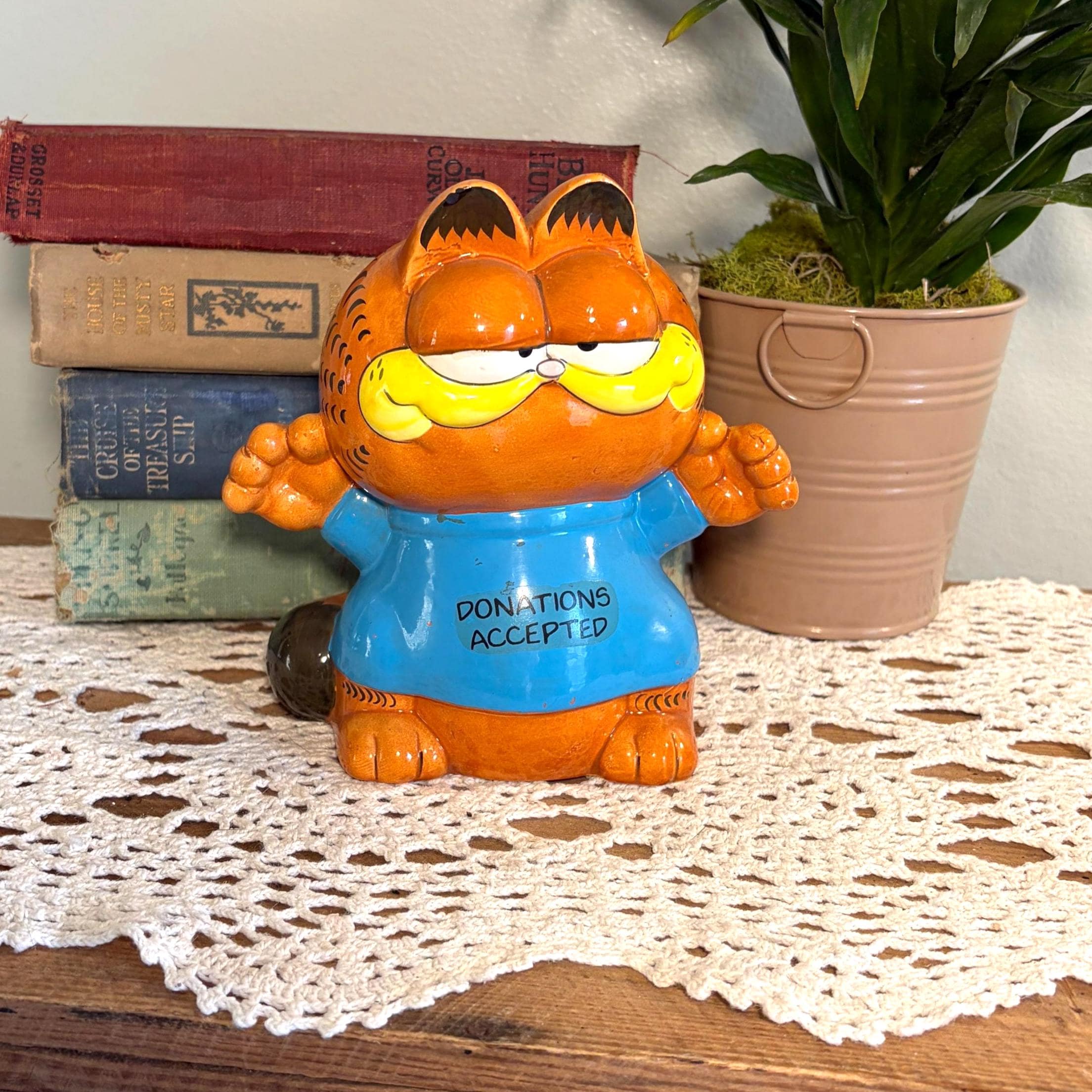 Garfield piggy bank - Etsy 日本
