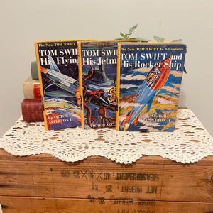 Vintage Tom Swift Series Books Victor Appleton Lot of 3 Hardcover book