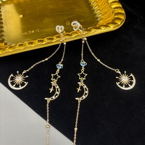 Blue Planet Moon-brilketting, sterbrilketting, brilketting zonnebrilketting