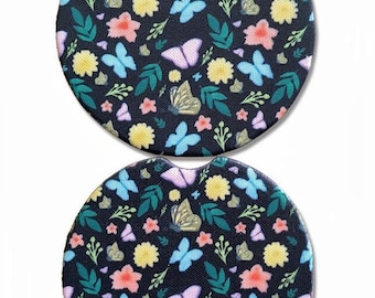 Posavasos personalizados para coche (juego de 2) / Posavasos de neopreno personalizados para portavasos / Accesorios absorbentes para coche / Regalo personalizado hecho en Canadá