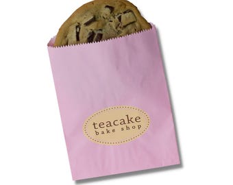 Kraftpapier-voedselzakken met aangepast logo: gepersonaliseerde bakkerijverpakking
