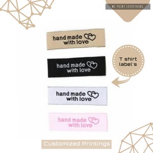 Etichette per costumi da bagno personalizzate in raso multicolore con logo - Etichetta di cura in tessuto con stampa impermeabile per indumenti