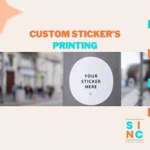Más de 50 rollos o láminas de etiquetas adhesivas personalizadas con logotipos para envíos comerciales, etiquetas redondas personalizadas a granel, pegatinas de vinilo impermeables.