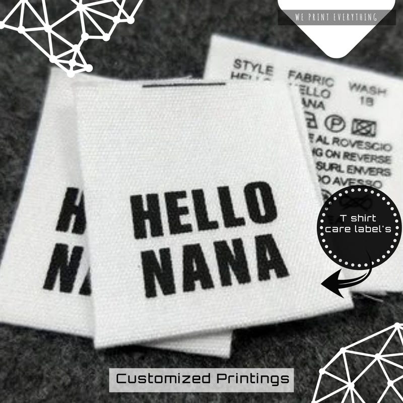 Custom Hem Tags - Etsy