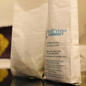 Set of White Prescription Pharmacy Paper Bags – Perfect for Medicines ...