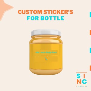Dimensioni personalizzate di adesivi per etichette di prodotti, etichette personalizzate resistenti all'acqua per organizzazioni