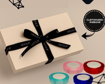Personalized Ribbon: Custom Printed Ribbon for Brand Packaging (20 Meter)