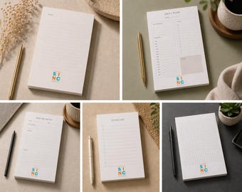 Impresión personalizada en cuadernos y libretas con logotipo para promoción empresarial.