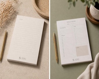 Bloc de notas y cuadernos de oficina con impresión de logotipo multicolor personalizado