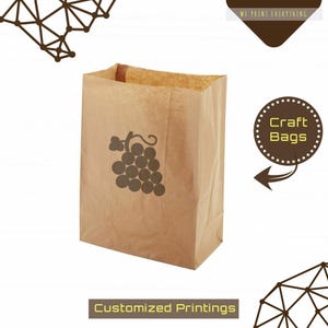 Mais de 100 sacos de papel kraft marrom com alças, perfeitos para festas, eventos, compras, papel kraft marrom natural, papel ecológico rústico, embalagens para presente faça você mesmo