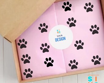 Customized printing Tissue Paper with Personalized Packaging for Brands