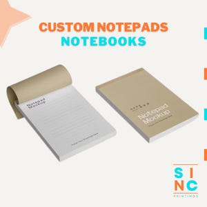 10+ Multicolor Logo maßgeschneiderte und personalisierte Notizblöcke und Notizbücher zum Schreiben, elegante Notizblöcke, kundenspezifische Größen erhältlich