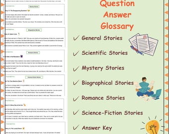 30 A2 English Stories - with Comprehension Questions-Answers-Glossary
