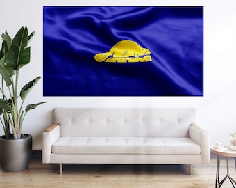 Mini drapeau Géorgie : présentoir de bureau de 10 x 15 cm