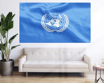 国連旗：3 x 5フィート、屋内/屋外用 - Etsy 日本