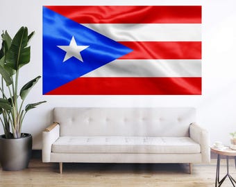 Puerto Rican Flags, Puerto Rico Wall Art, Puerto Rican Art, Puerto