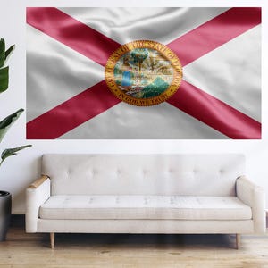 Florida State Flag - United States Regional Flag Bandera Tapestry Banner Large Decoration 5x3ft 6x4ft