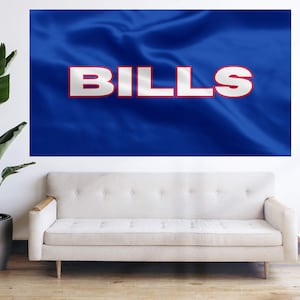 Buffalo Bills Flag Football Buffalo New York NFL Flag Bandera Tapestry Banner Large Decoration