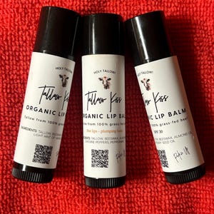 Tallow Kiss - 100% grass fed beef tallow lip balm