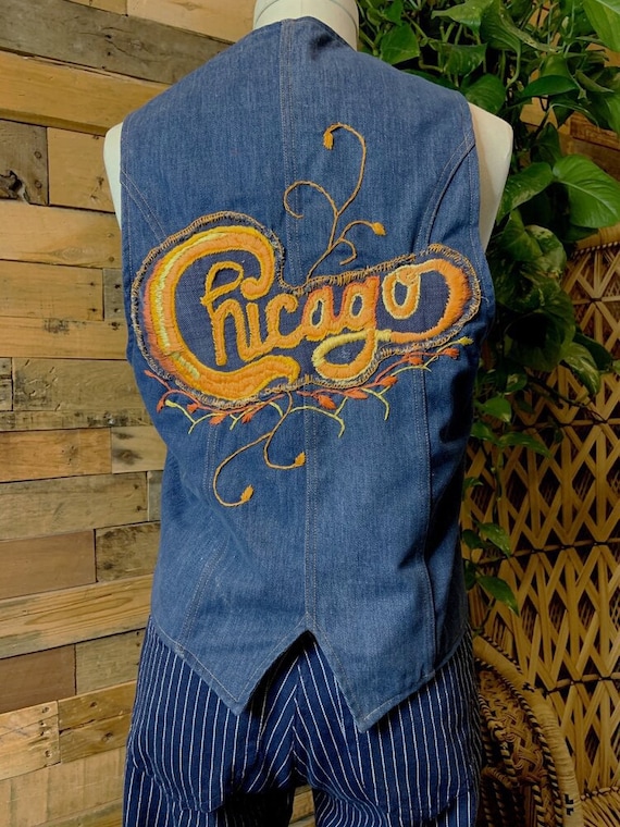 Handmade Chicago Denim Vest